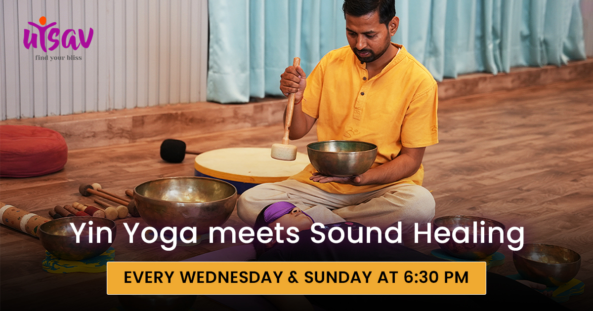Yin Yoga Meets Singing Bowl Meditation A Dinner Experience