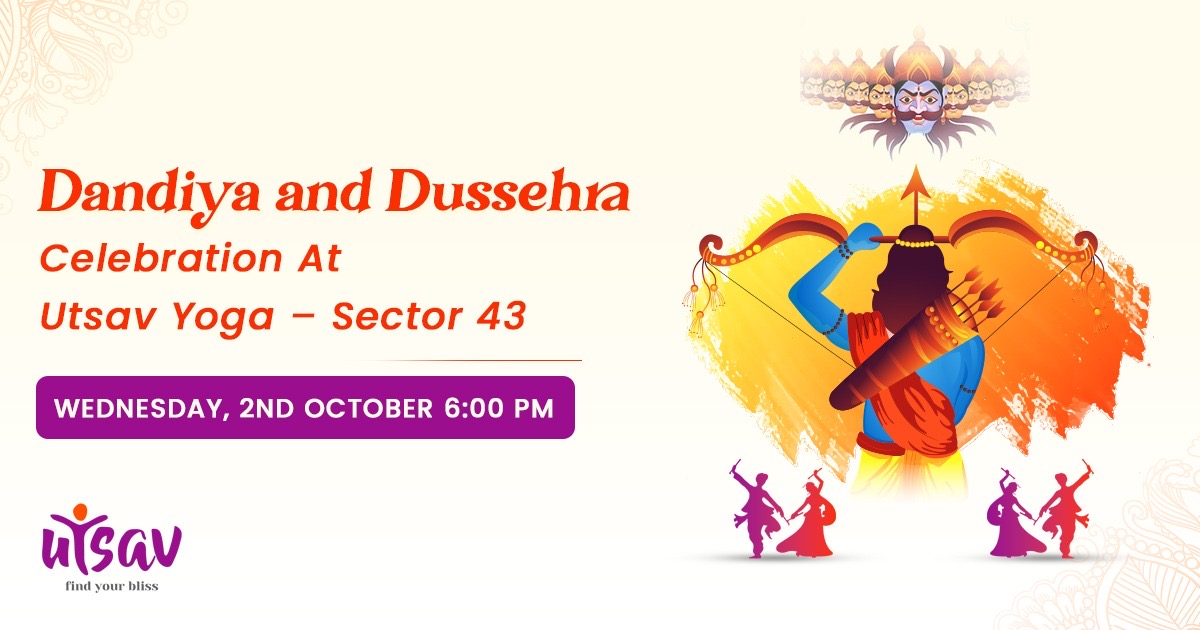Dandiya and Dussehra Celebration at Utsav Yoga