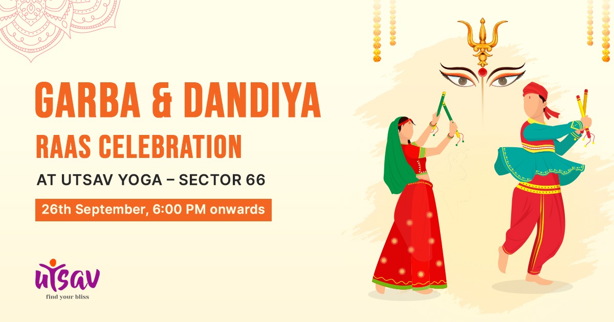 Garbha and Dandiya Raas Celebration at Utsav Yoga