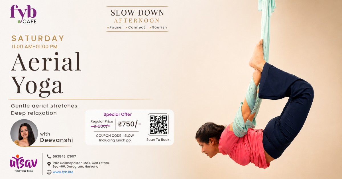 Saturday — Restorative Aerial Yoga